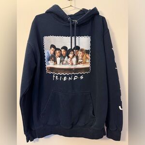 FRIENDS Navy Graphic Hoodie